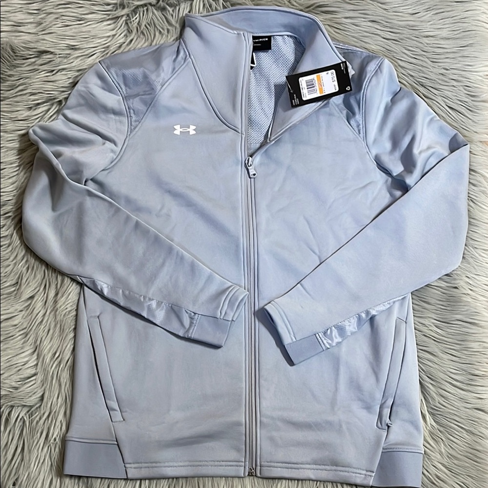 Under Armour Light Blue Full-Zip Jacket
